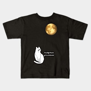 Cat got a follower Kids T-Shirt